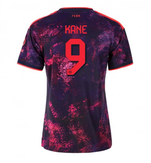 Bayern Munich Harry Kane #9 Tredjedrakt Dame 2026-27 Korte ermer Bayern Munich Harry Kane #9 Tredjedrakt Dame 2026-27 Korte ermer